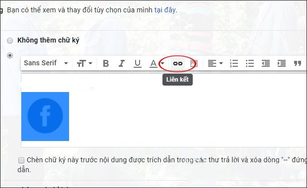Tạo chữ ky Gmail ảnh 8