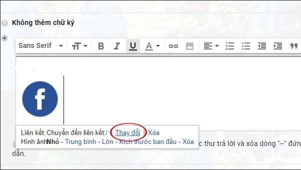 Tạo chữ ký Gmail ảnh 9