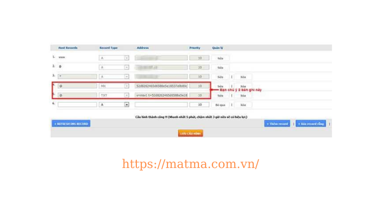 Bảng ghi Microsoft outlook