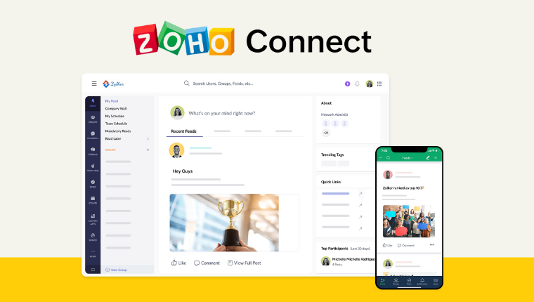 Zoho Connect phần mềm cộng tác và kết nối